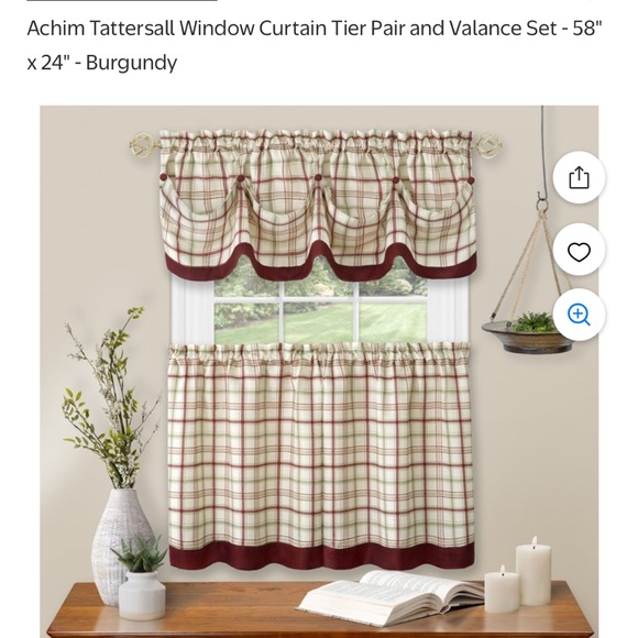 Achim Tattersall Curtains - Picture 1 of 12